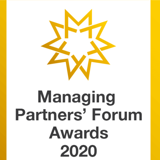 Managing Partners' Forum award winner