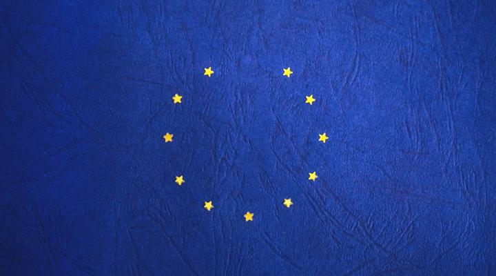 European Union flag missing a star